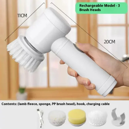 Rechargeable Multi-Function Handheld Electric Cleaning Brush