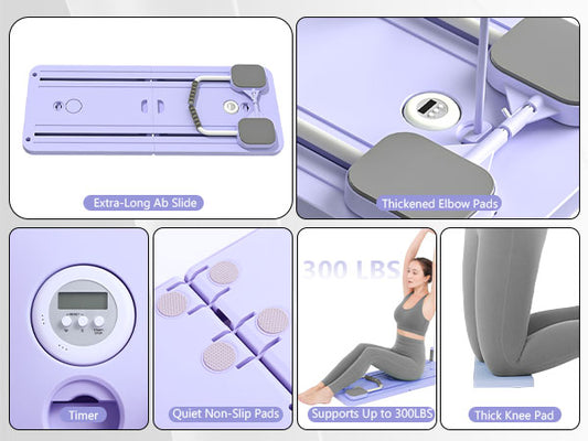 Dreamscape® Pilates Reformer and Multi-Function Ab Board Set