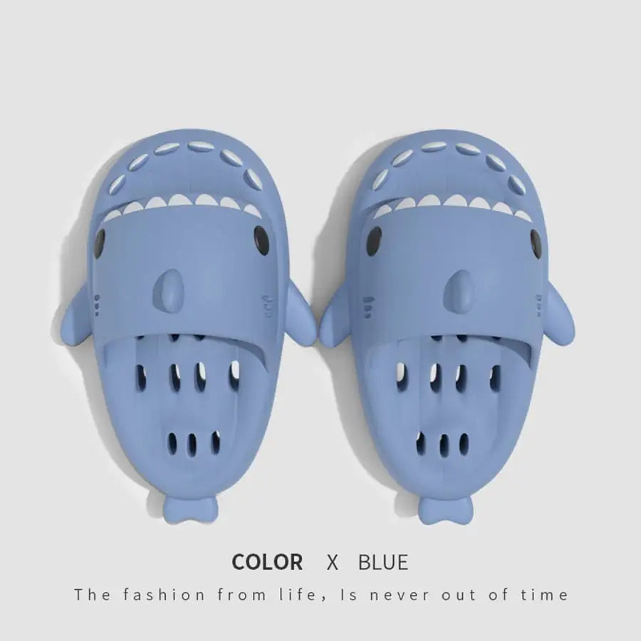Shark Slides for Women-Quick Drying Pool Sandals